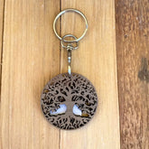 Schlüsselanhänger Lebensbaum – Handgearbeitet aus edlem